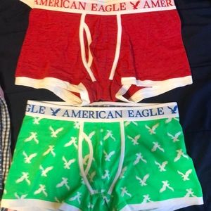 Two American Eagle boxer briefs